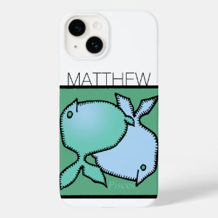 Gepersonaliseerde animatie voor Zodiac Sign Pisces Case-Mate iPhone 14 Hoesje