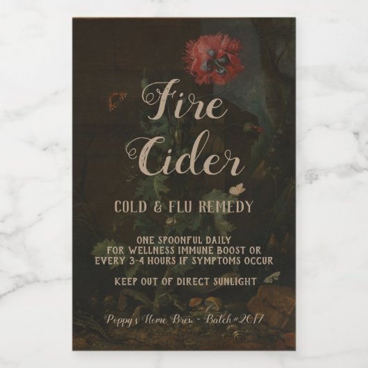 Gepersonaliseerde Apothecary Jar Gift Voedselcontainer Etiket (Enkel label)