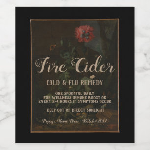 Gepersonaliseerde  Apothecary Jar Gift Wijn Etiket