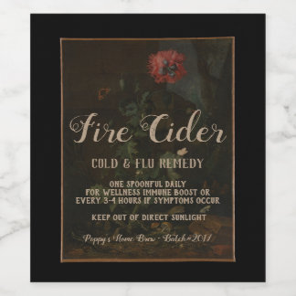 Gepersonaliseerde  Apothecary Jar Gift Wijn Etiket