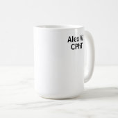 Gepersonaliseerde Apotheek Technicus Grote Koffie Koffiemok (Voorkant rechts)