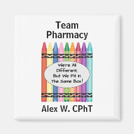 Gepersonaliseerde apotheektechnicus magneet