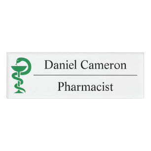 Gepersonaliseerde apothekersnaam Tag