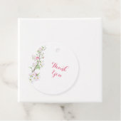 Gepersonaliseerde Apple Blossom Bride Bruid Dank u Bedankjes Labels (In situ)