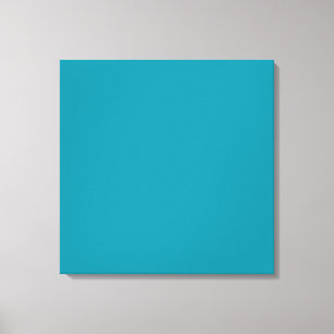 Gepersonaliseerde Aqua Blauwgroen achtergrond Hawa Canvas Afdruk