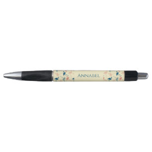 Gepersonaliseerde Art Deco geïnspireerde Flamingo  Pen