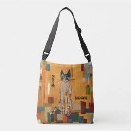 Gepersonaliseerde Art Nouveau Klimt-geïnspireerde Crossbody Tas