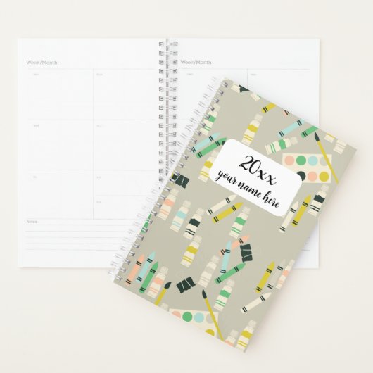 Gepersonaliseerde Art Teacher Planner (Display)