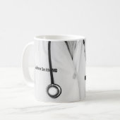 Gepersonaliseerde arts koffiemok (Voorkant links)
