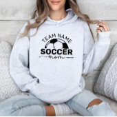 Gepersonaliseerde Ash Grijs Voetbal Mom Sweatshirt