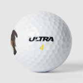Gepersonaliseerde Aussie Australian Shepherd Golfballen (Logo)