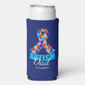 Gepersonaliseerde Autisme Papa Blauw (Seltzer Voorkant)