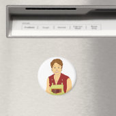 Gepersonaliseerde avatarmagneet magneet (Insitu (Vaatwasser))