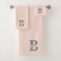Gepersonaliseerde B-Initiaal Silver Monogram Jouw