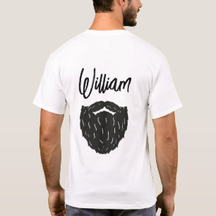 Gepersonaliseerde baardbaardpapa zelfstandig naamw t-shirt
