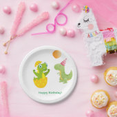 Gepersonaliseerde Baby Dinosaurs Papier Bord (Feest)