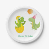 Gepersonaliseerde Baby Dinosaurs Papier Bord (Voorkant)