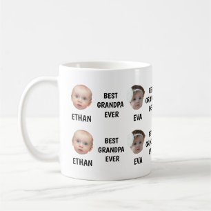 Gepersonaliseerde Baby gezicht opa, aangepaste Kin Koffiemok