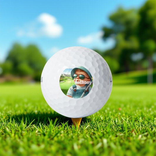 Gepersonaliseerde Baby Golfer Golfballen