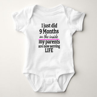 Gepersonaliseerde Baby Grow Ik deed net 9 maanden  Romper