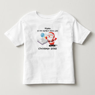 Gepersonaliseerde Baby of Peuter Kerstmis Kinder Shirts