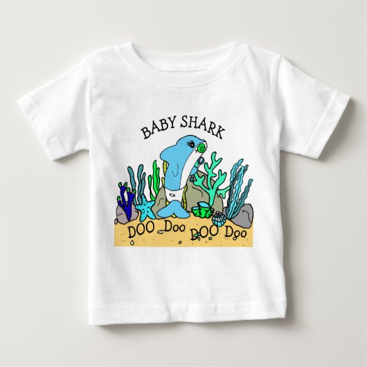 Gepersonaliseerde Baby Shark Baby's (Voorkant)