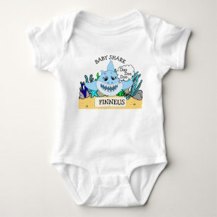 Gepersonaliseerde Baby Shark Baby's Romper