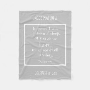 Gepersonaliseerde Baby, w Nighttime Prayer (Psalm Fleece Deken