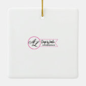 Gepersonaliseerde Baby XMAS Ornament Sunset Barn C (Achterkant)