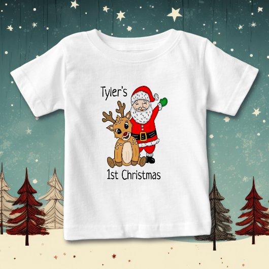 Gepersonaliseerde baby's eerste kerst Baby