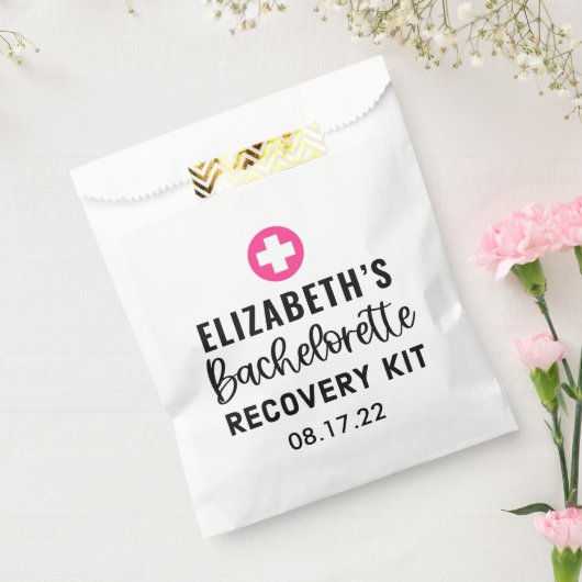 Gepersonaliseerde Bachelorette Recovery Kit Bedankzakje (Gezegeld)