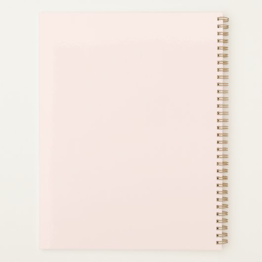 Gepersonaliseerde Back to School Planner voor kind (Achterkant)