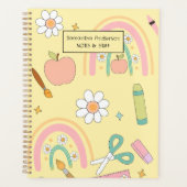 Gepersonaliseerde Back to School Planner voor kind (Voorkant)