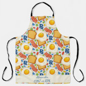 Gepersonaliseerde Bacon & Eggs Apotheek RX Schort (Voorkant)