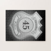 Gepersonaliseerde badge legpuzzel (Horizontaal)