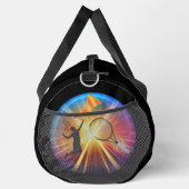 Gepersonaliseerde badminton kampioen duffel tas (Rechts)