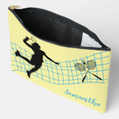 Gepersonaliseerde badminton lover's accessoire tas (Open)