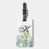 Gepersonaliseerde Bagagelabel Boho Llama Bohemian  (Voorkant verticaal)