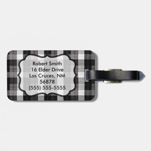 Gepersonaliseerde Bagagelabel lgbtq regenboogvlag (Achterkant horizontaal)