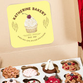 Gepersonaliseerde Bakkerij Product Label (Cupcake)