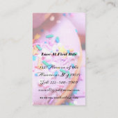 Gepersonaliseerde bakkerij visitekaartje (Achterkant)