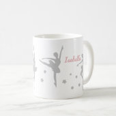 Gepersonaliseerde Ballerina Dancer Gift Mok (Voorkant rechts)