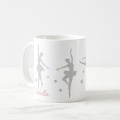 Gepersonaliseerde Ballerina Dancer Gift Mok (Voorkant links)