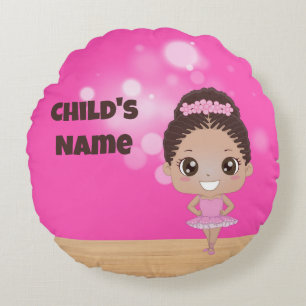 Gepersonaliseerde Ballet Beauty Rond Kussen