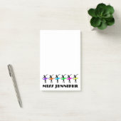 Gepersonaliseerde balletdansleraar Ballerina Point Post-it® Notes (Kantoor)