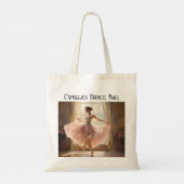 Gepersonaliseerde balletschoenen Dance Canvas tas (Achterkant)