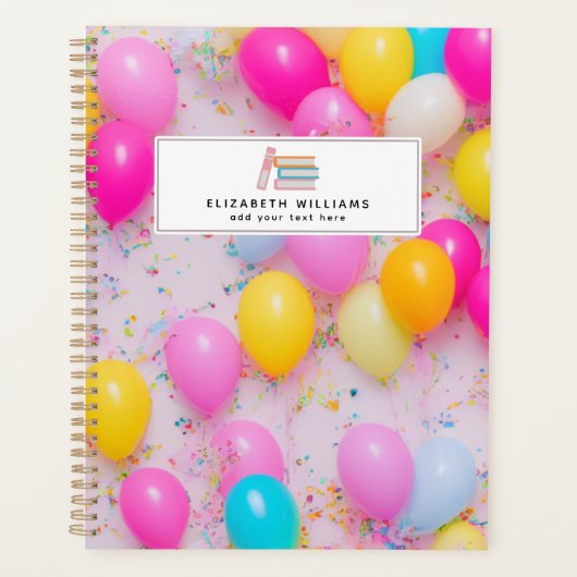 Gepersonaliseerde ballon planner (Voorkant)