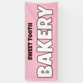 Gepersonaliseerde banner voor bakkerijen (Verticaal)