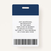 Gepersonaliseerde Barcode ID-Kaarten met Logo en f Badge (Achterkant)