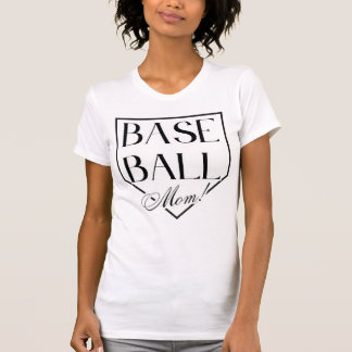 Gepersonaliseerde Baseball Mom Game Day Tshirt w N